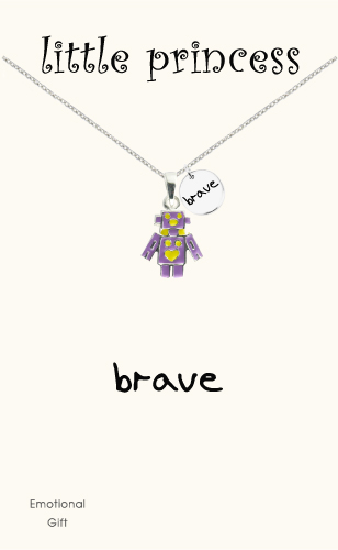 Brave little princess pendant necklace